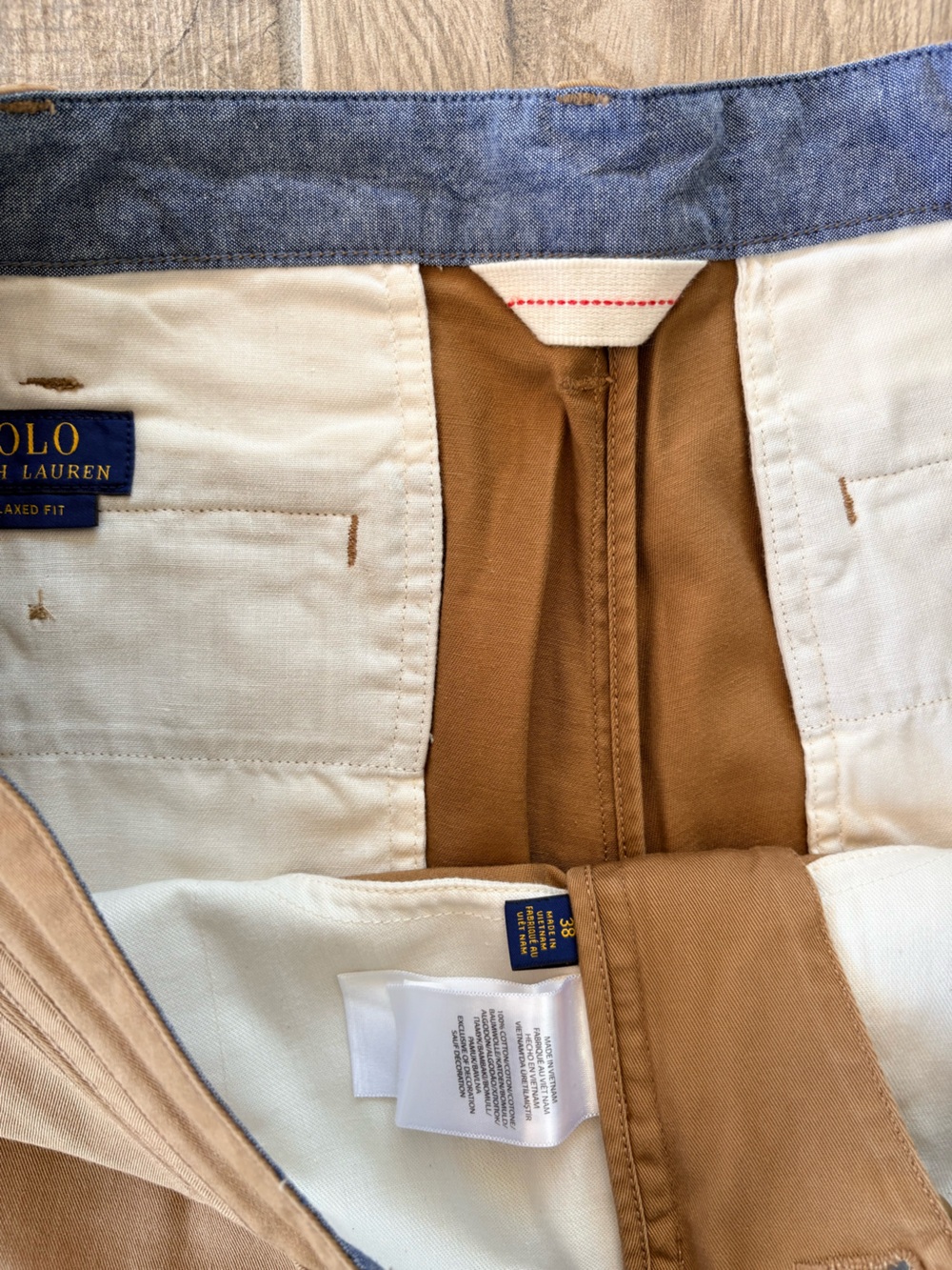 Polo Ralph Lauren Men's Relaxed Fit Twill Chino Shorts Color Ghurka Size 38. - Picture 5 of 6